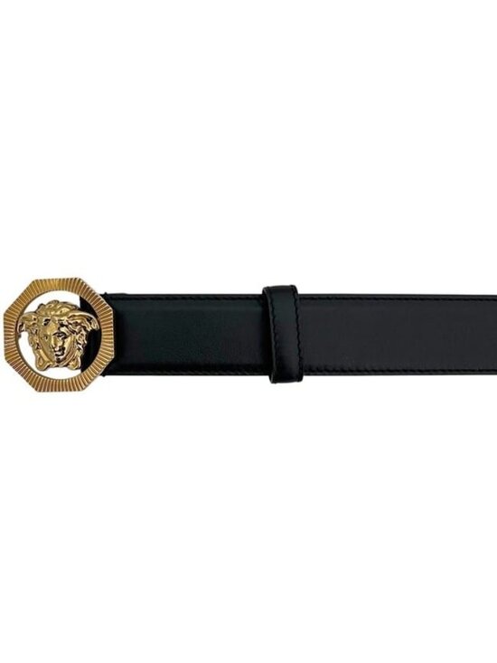 Versace Belt Black Medusa Waist 93 35 Leather Dcu Long Simple main image 9